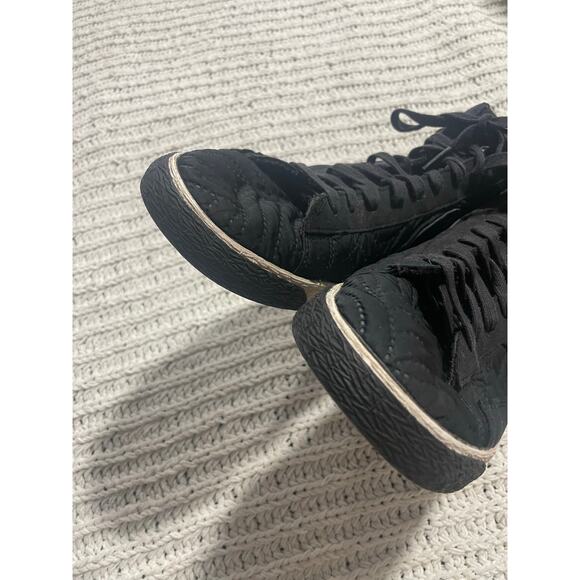 Nike Blazer Mid Premium SE Quilted Sneakers Womens US 11 EU 43 Black 857664 001 - Picture 7 of 11